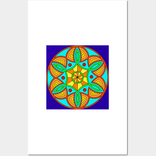 Circle Mandalas 71 (Style:22) Posters and Art